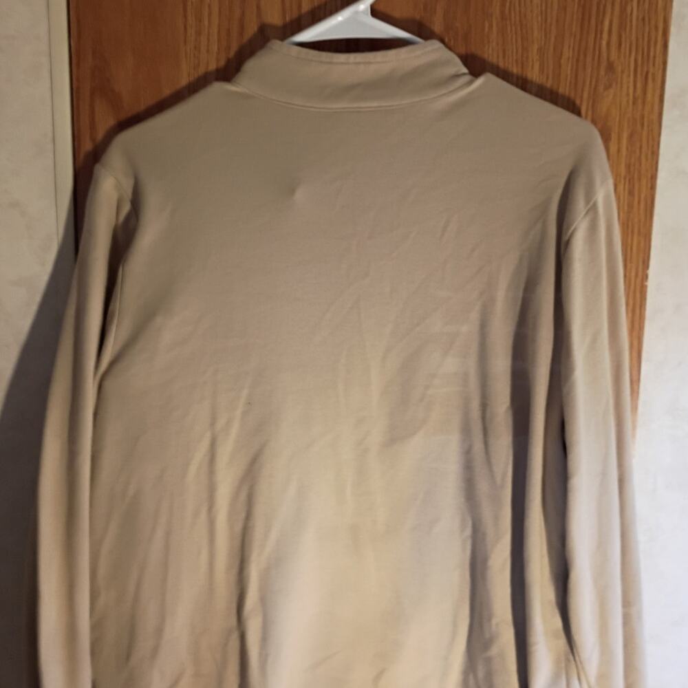 Appleseeds Cotton Lounge Set 2 Pc Zip Top Pants Pockets Comfort Wear L Neutral - Picture 11 of 13